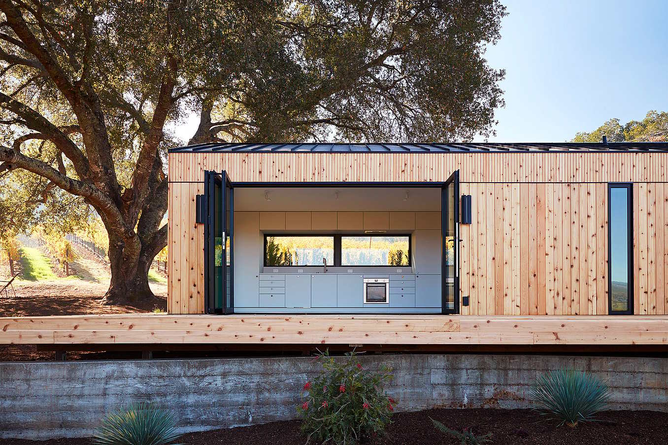 NanaWall opening glass wall Dwell House