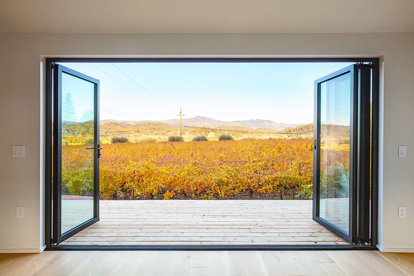 The Dwell House NanaWall opening glass wall
