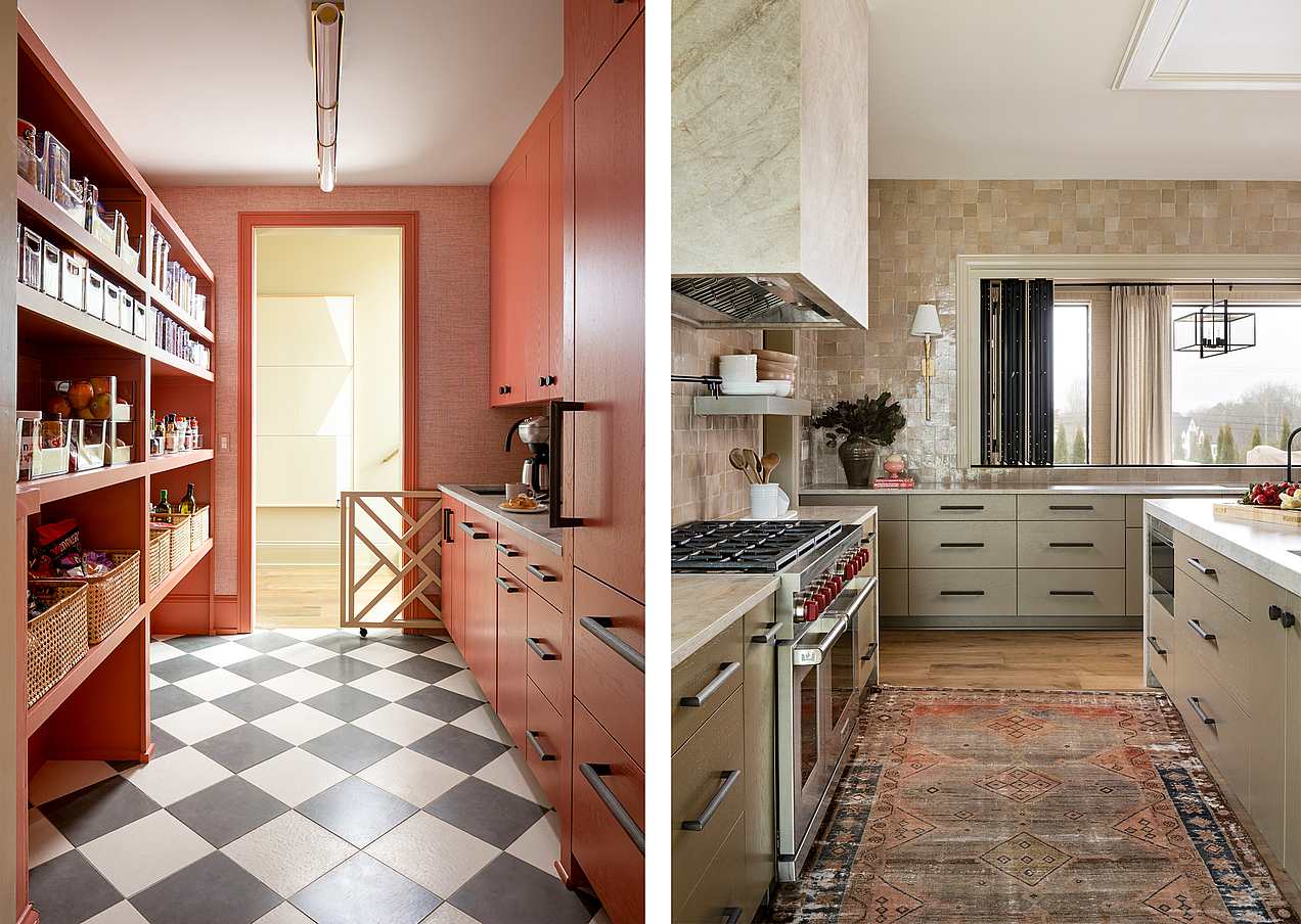 kitchen design with folding glass wall systems
