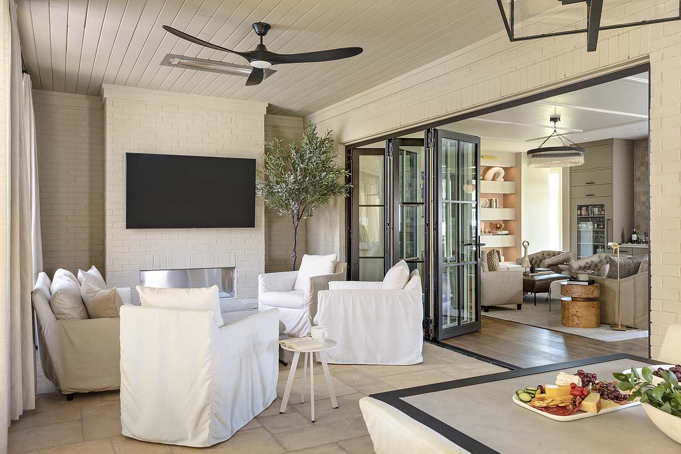 Generation 4 folding glass patio doors