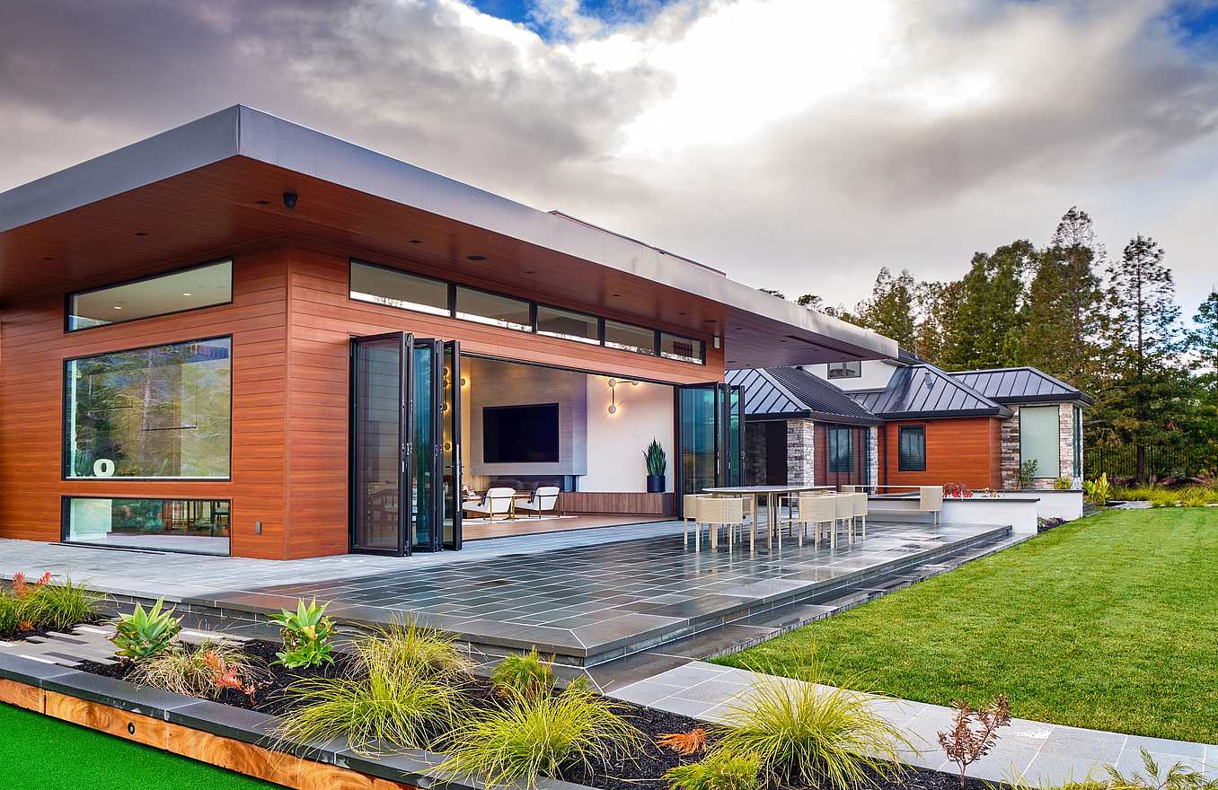 Generation 4 bifold glass walls