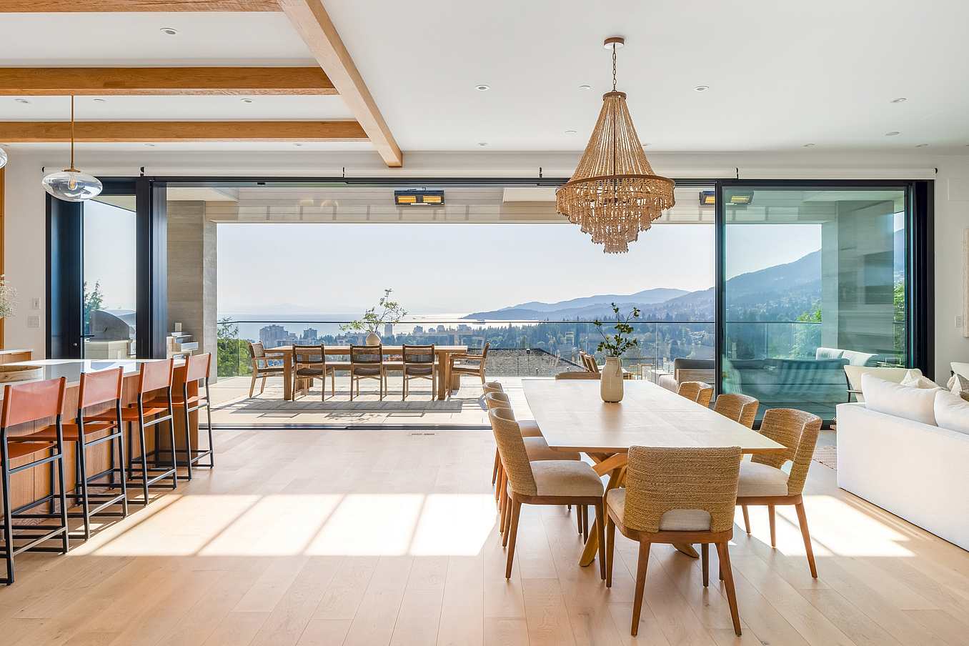 cero minimal sliding residential glass walls