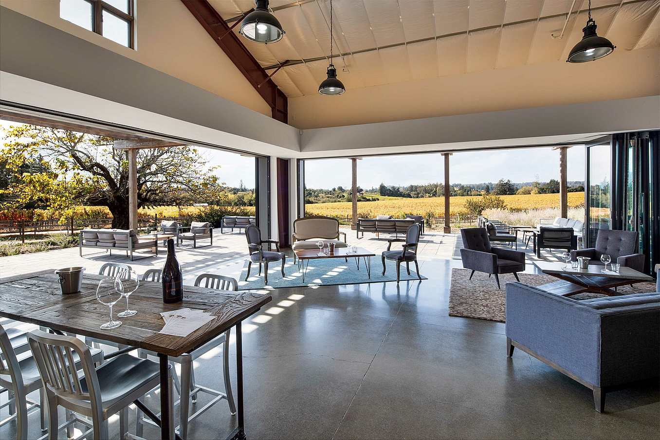 Northern California winery design with NanaWall systems