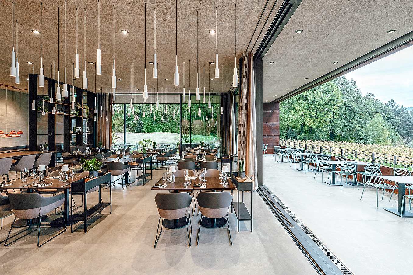 sliding retractable glass walls