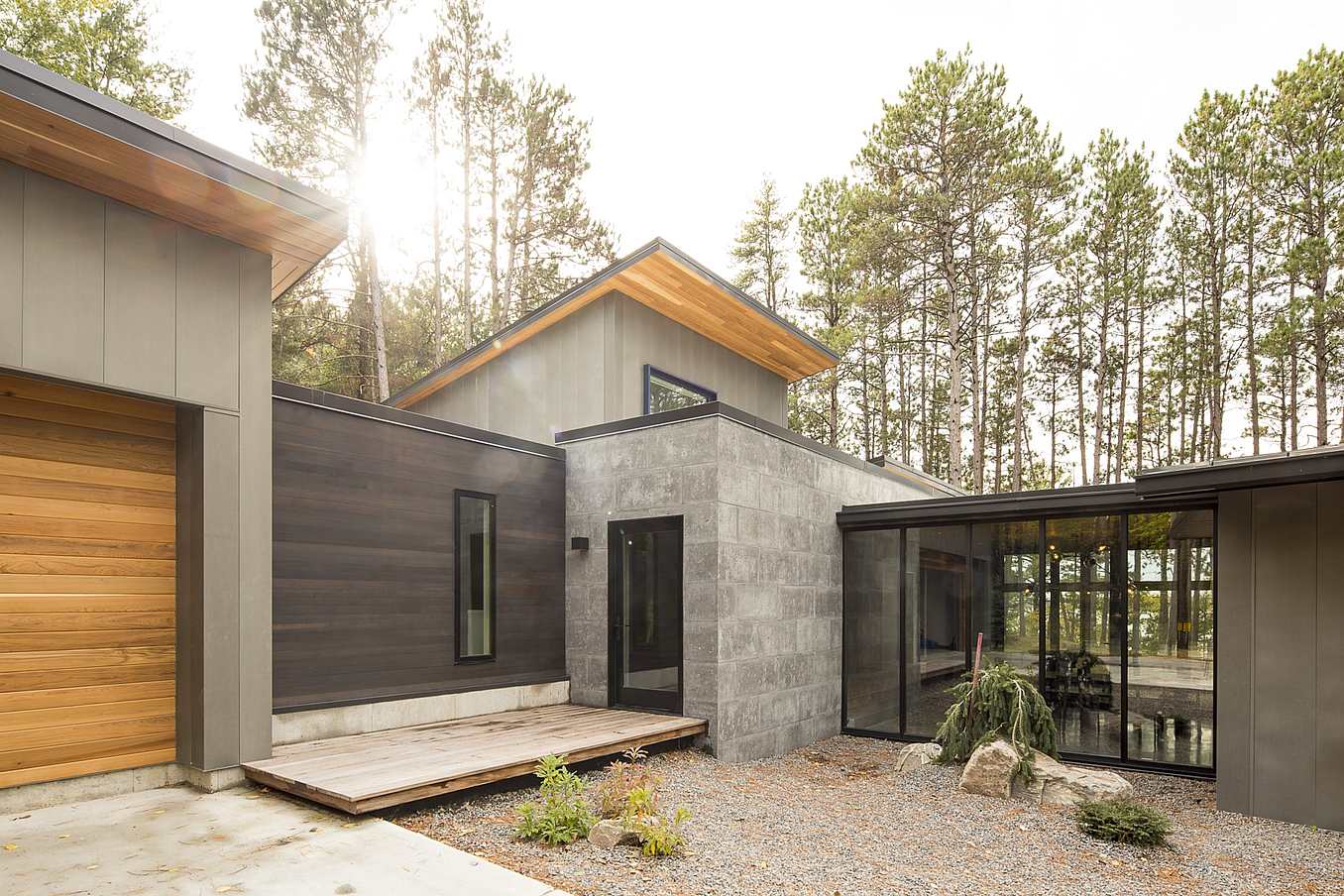 Lakeside Home Design with 3-season porch