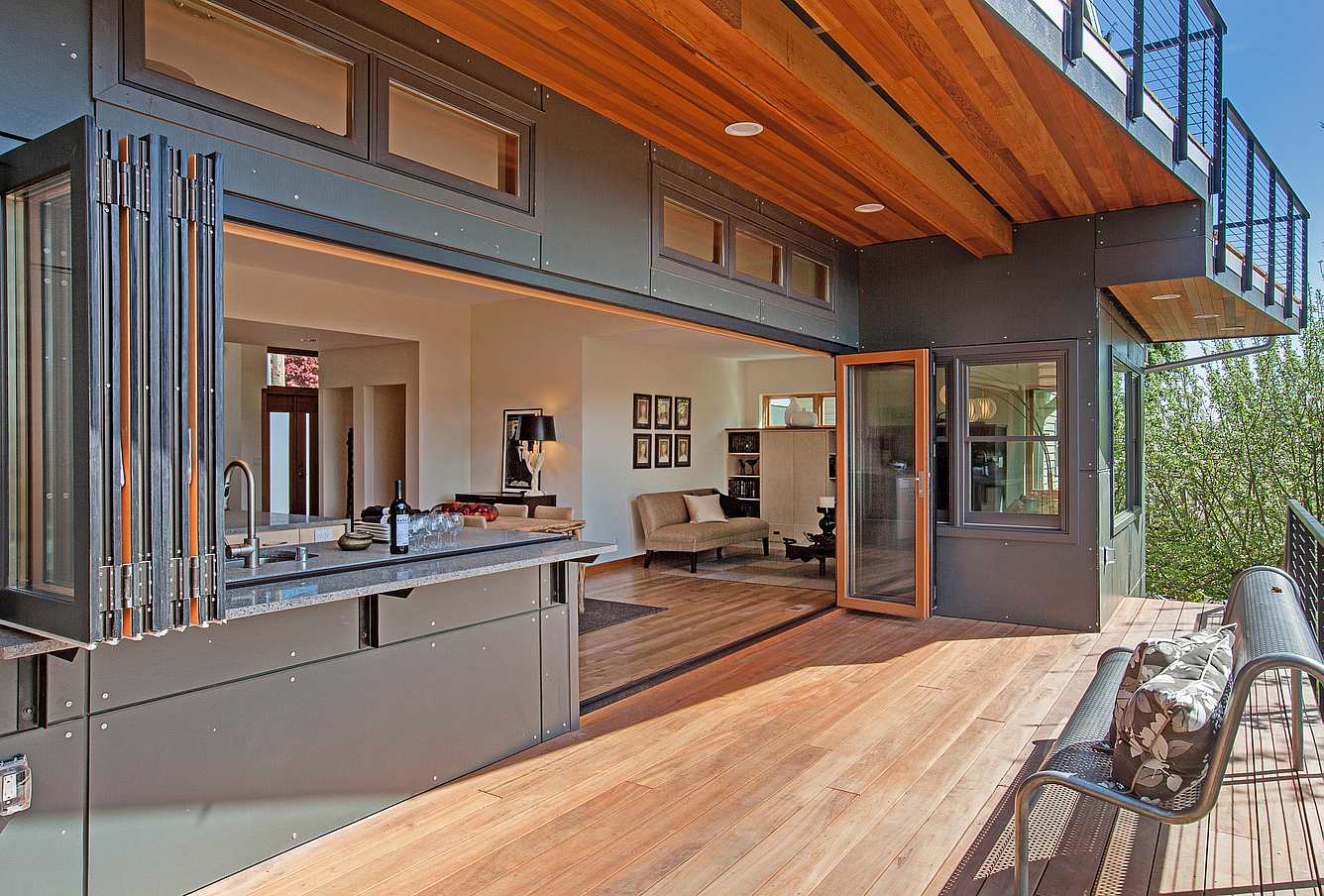 NanaWall Bi-folding glass walls