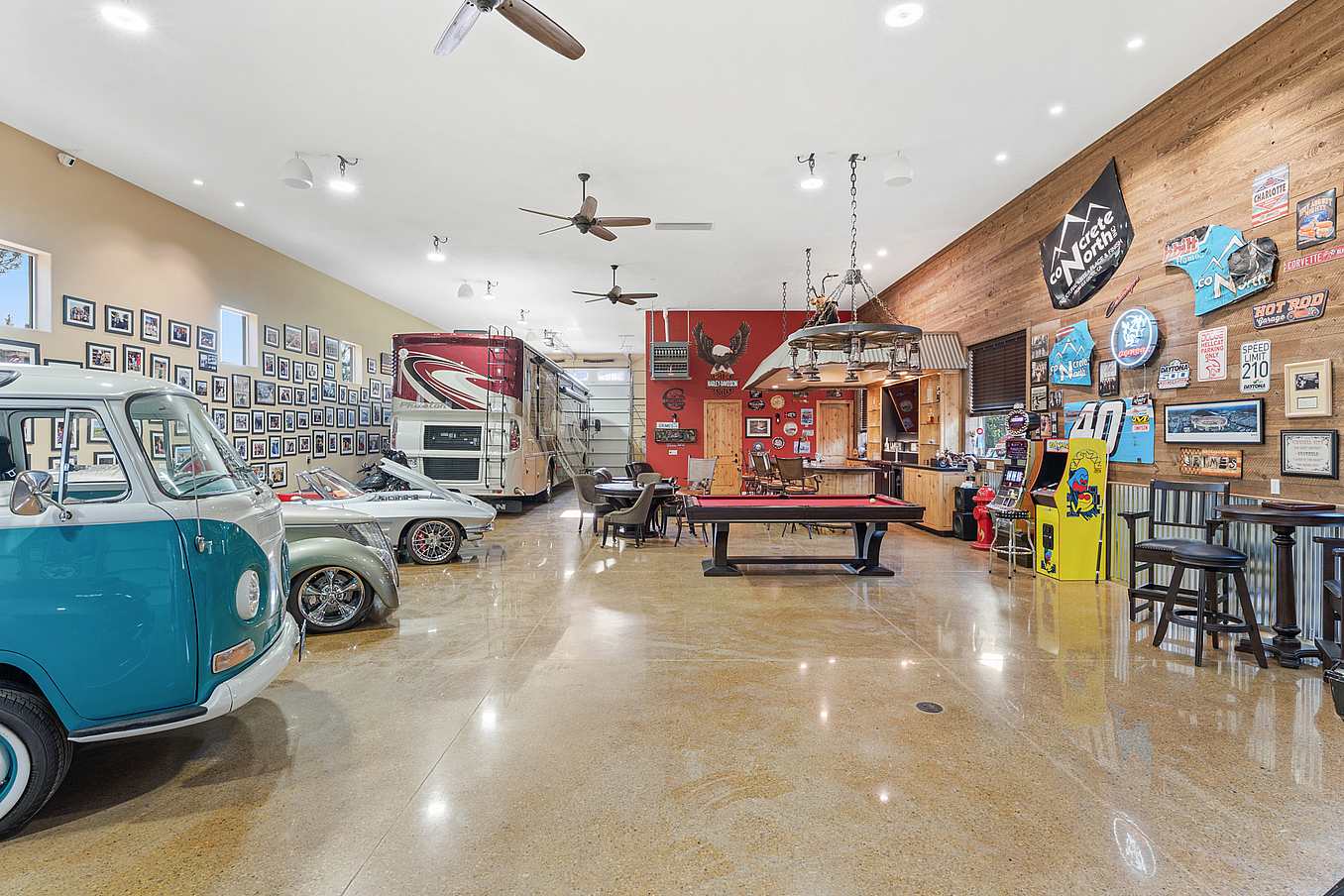 The ultimate man cave in Reno-Tahoe mountain home