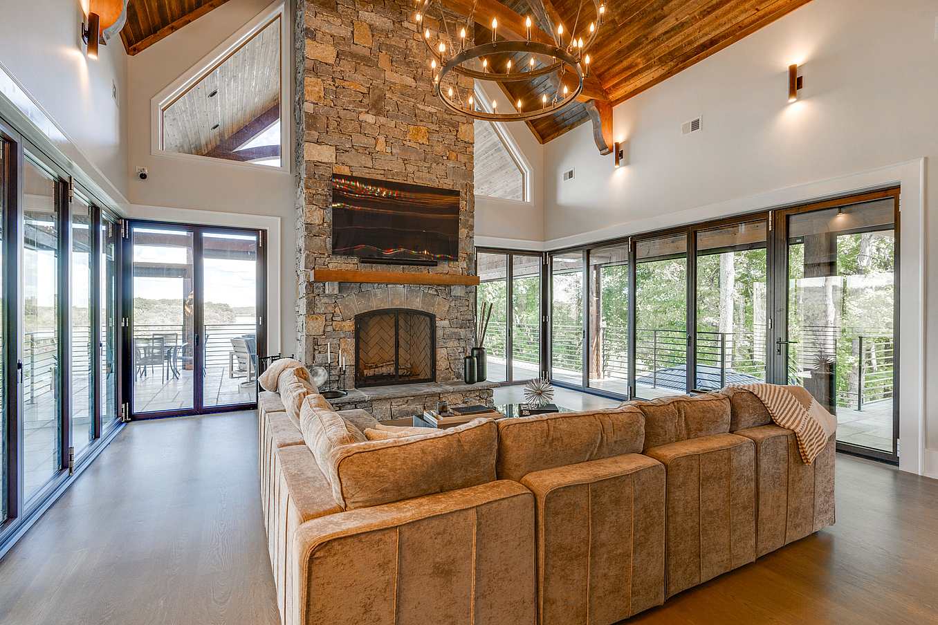 Generation 4 folding glass doors
