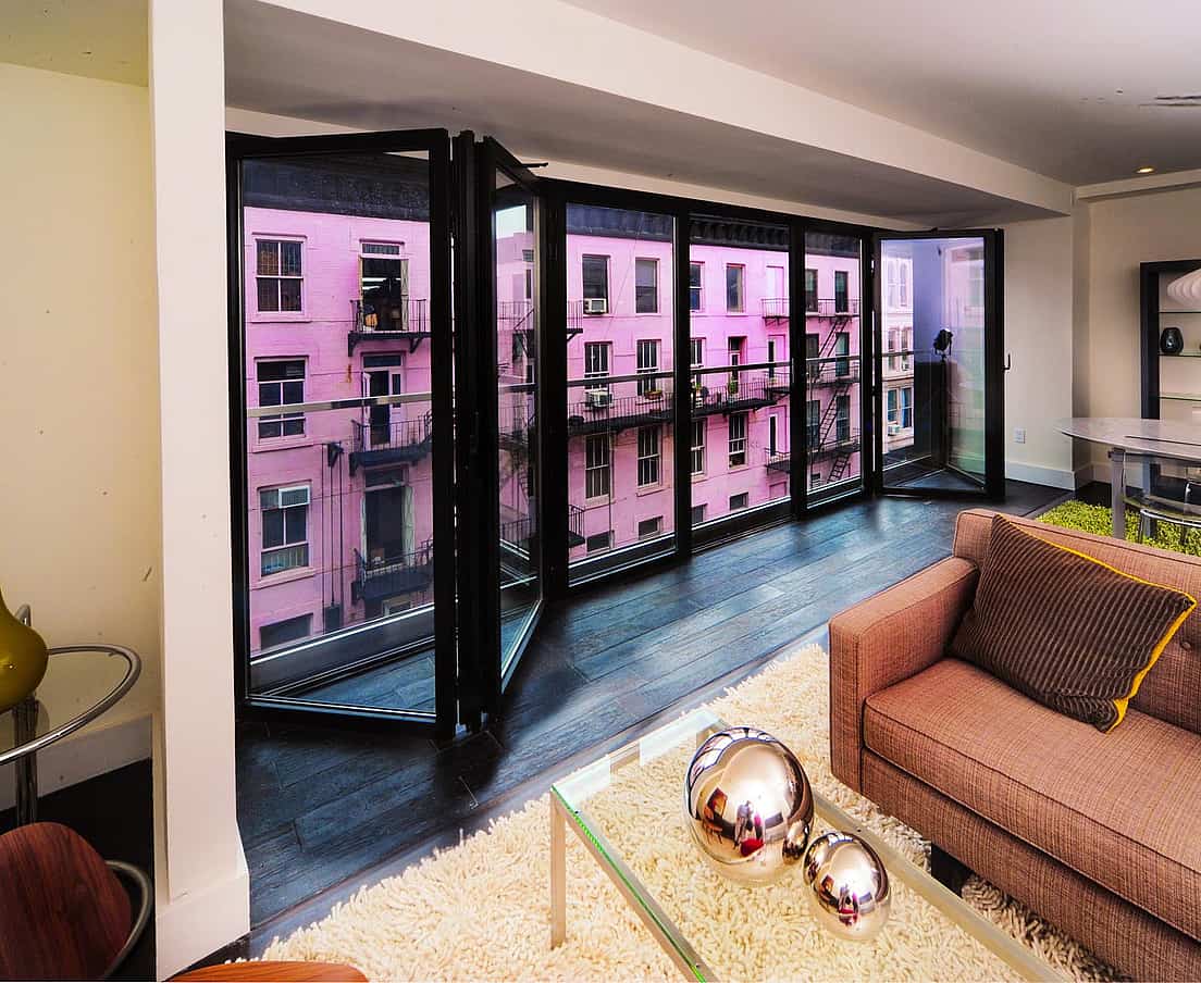 new york city midrise multifamily homes with balconies for property differentiation
