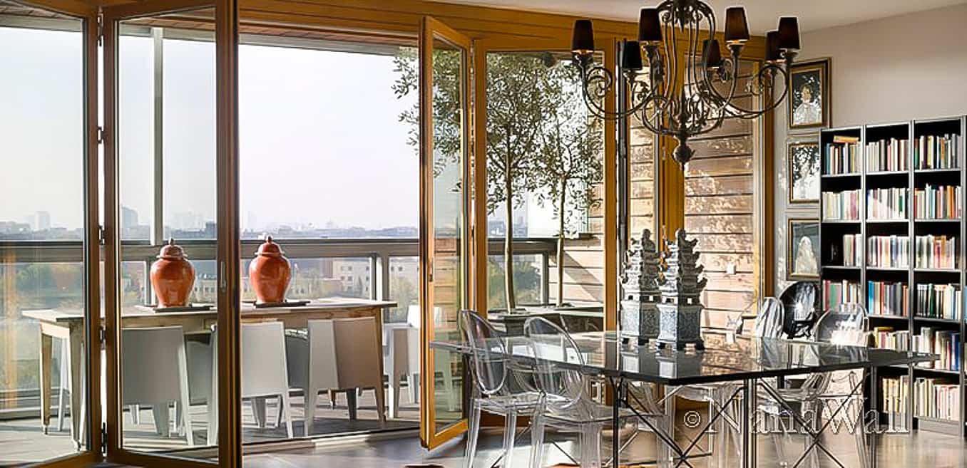 Double Skin Façades in multifamily building for energy efficiency and fresh air