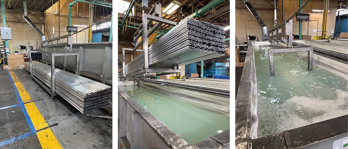 the powder coating process step one