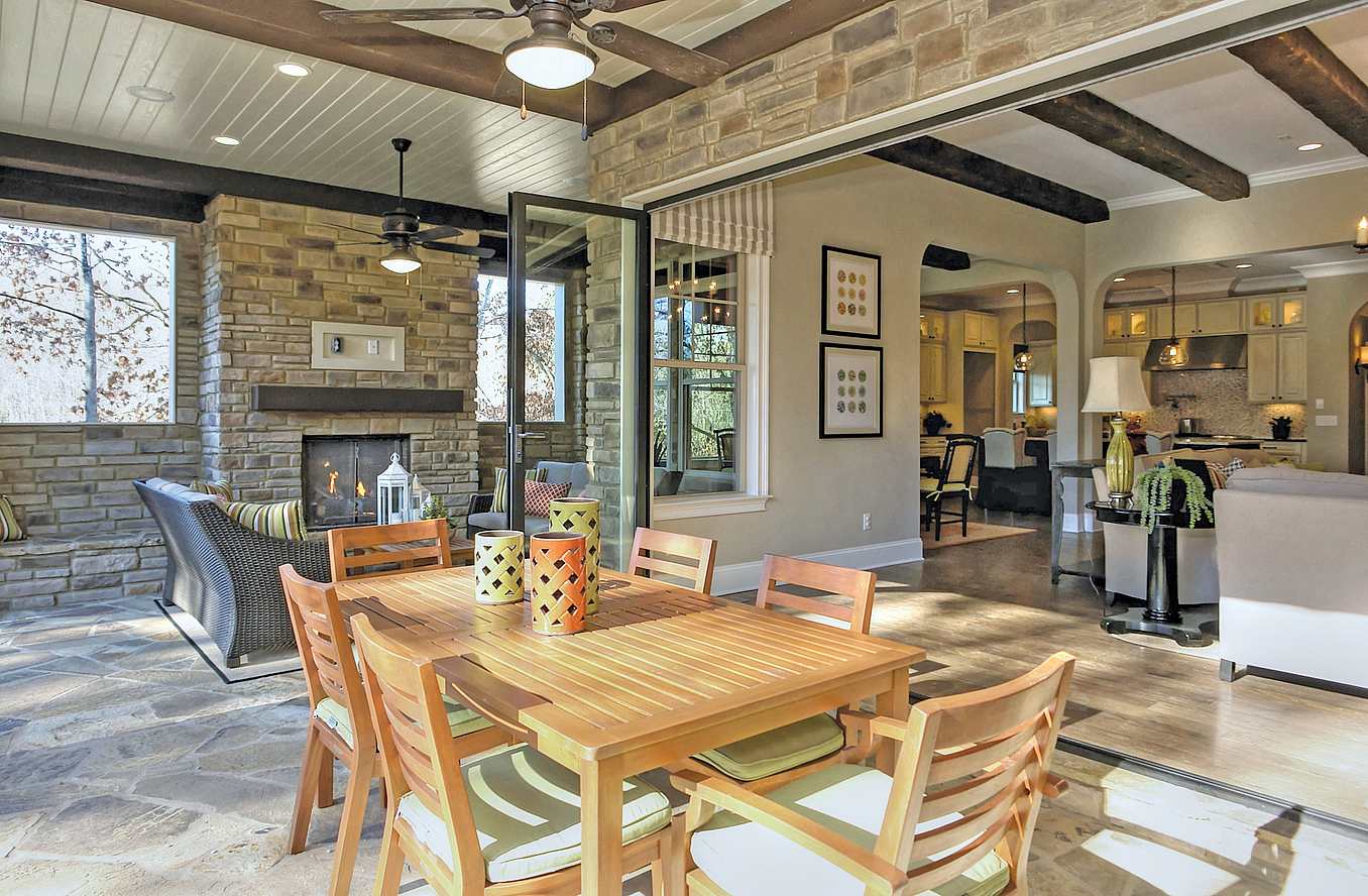 opening glass patio doors for extended living