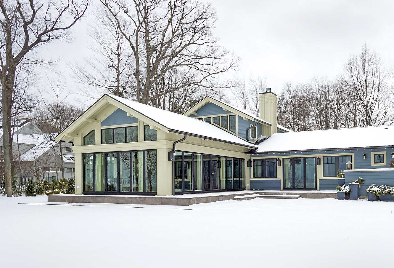 moveable glass doors perform in winter