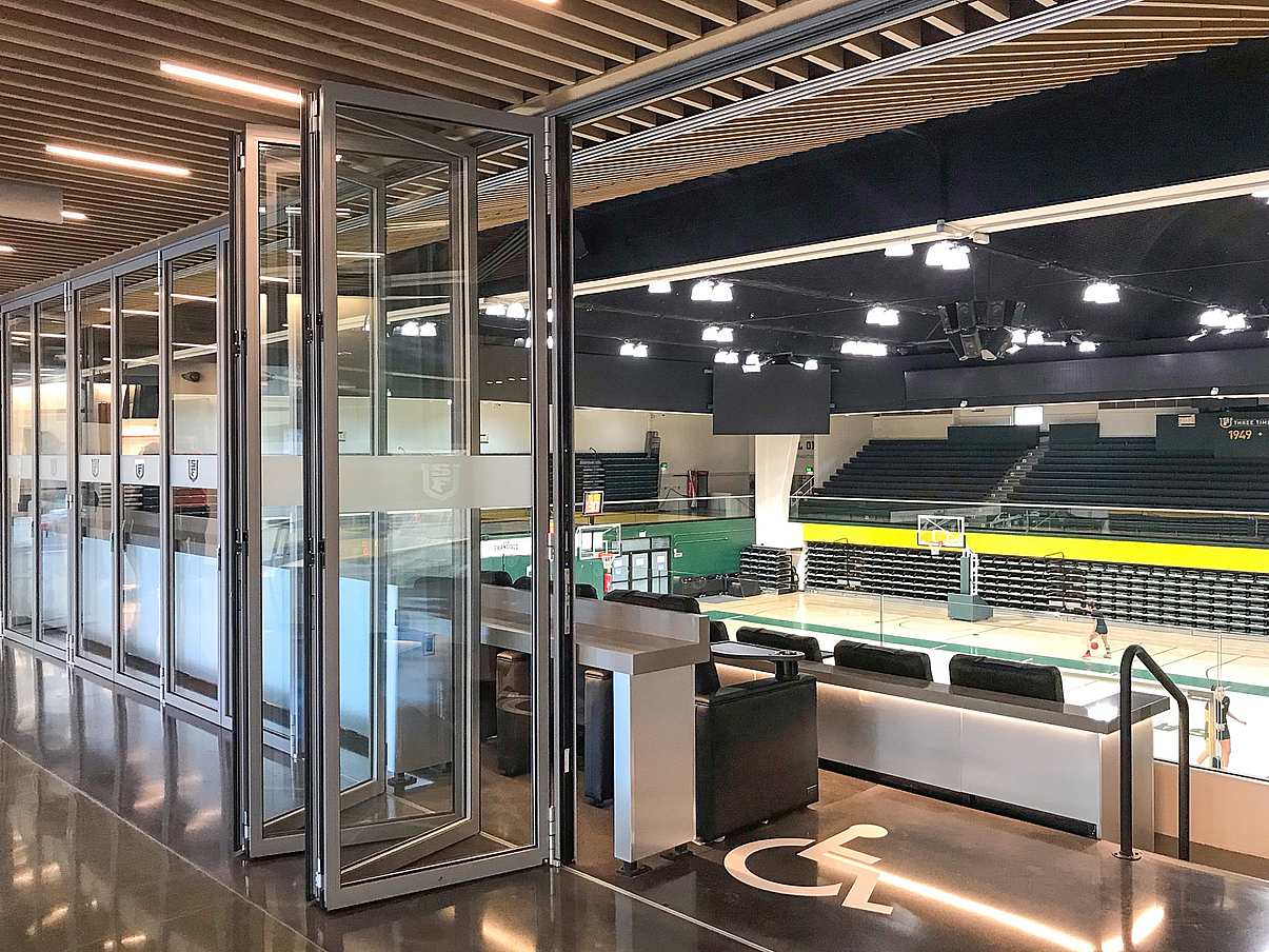 NanaWall acoustic glass wall at USF