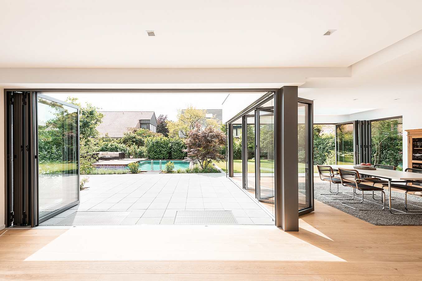 folding glass wall systems by NanaWall