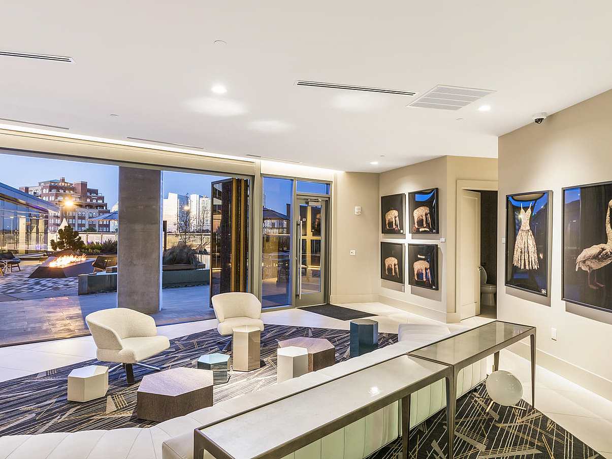 multifamily amenities with NanaWall folding glass walls