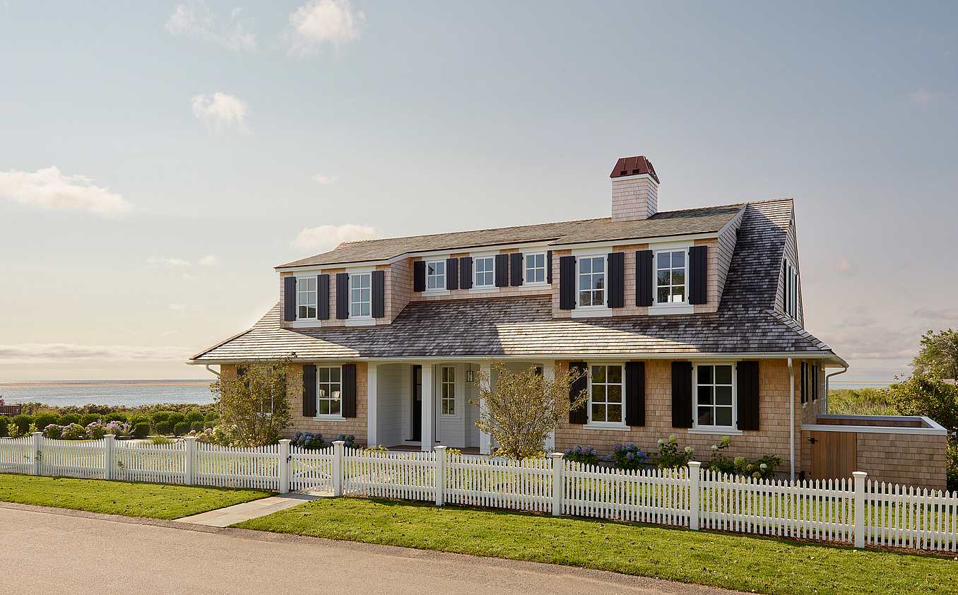 Chatham home with minimal sliding glass walls