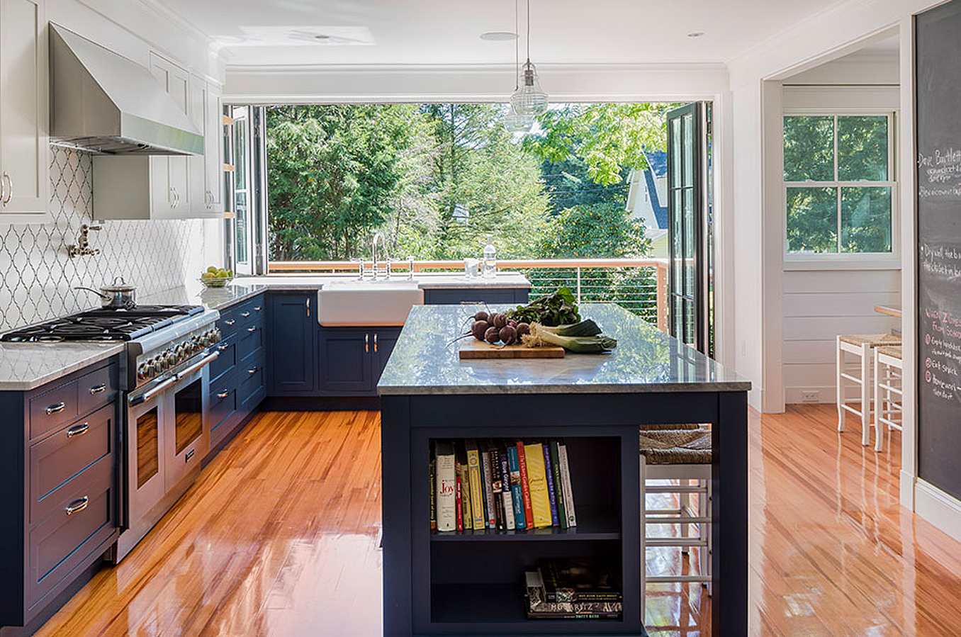 folding window door combination