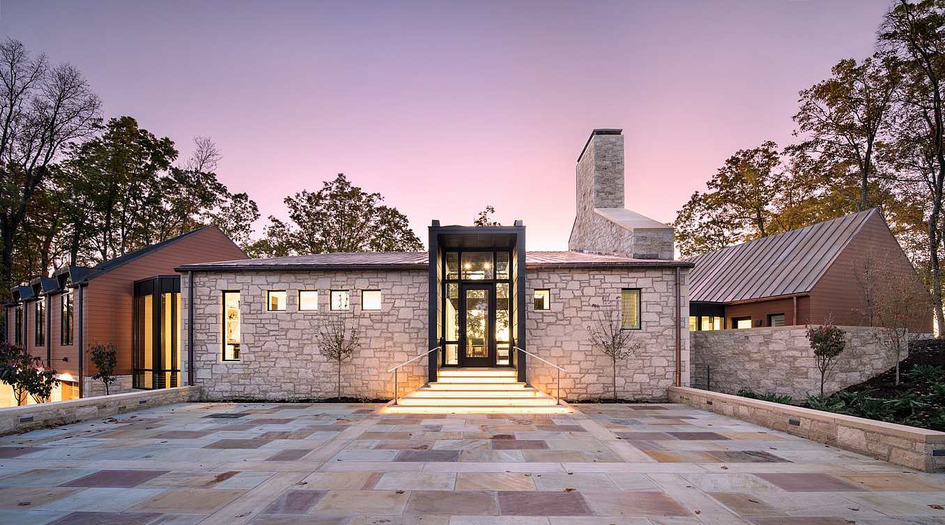 Greenbrier home with NanaWall minimal sliding glass walls