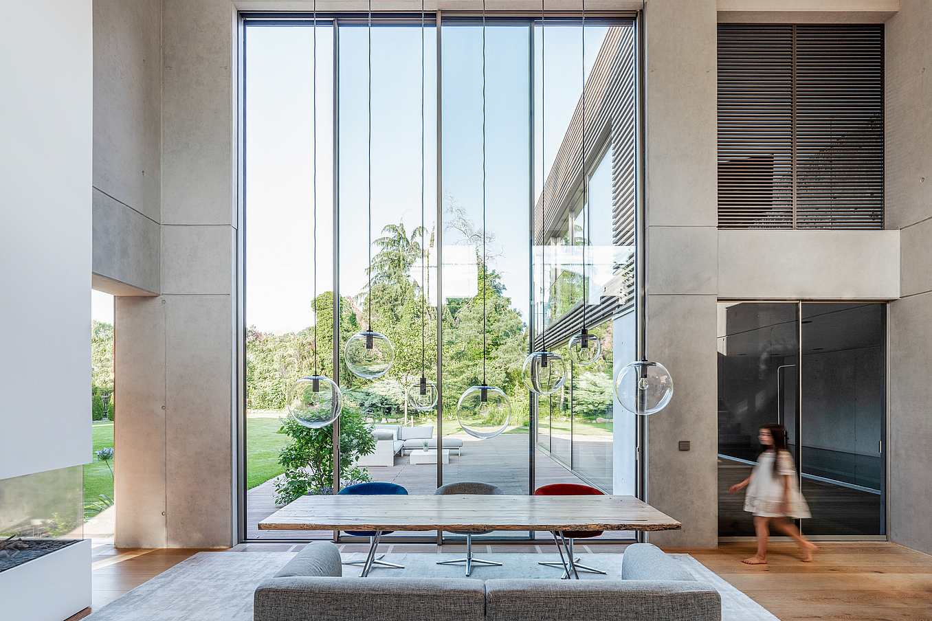 minimal framed opening glass wall systems