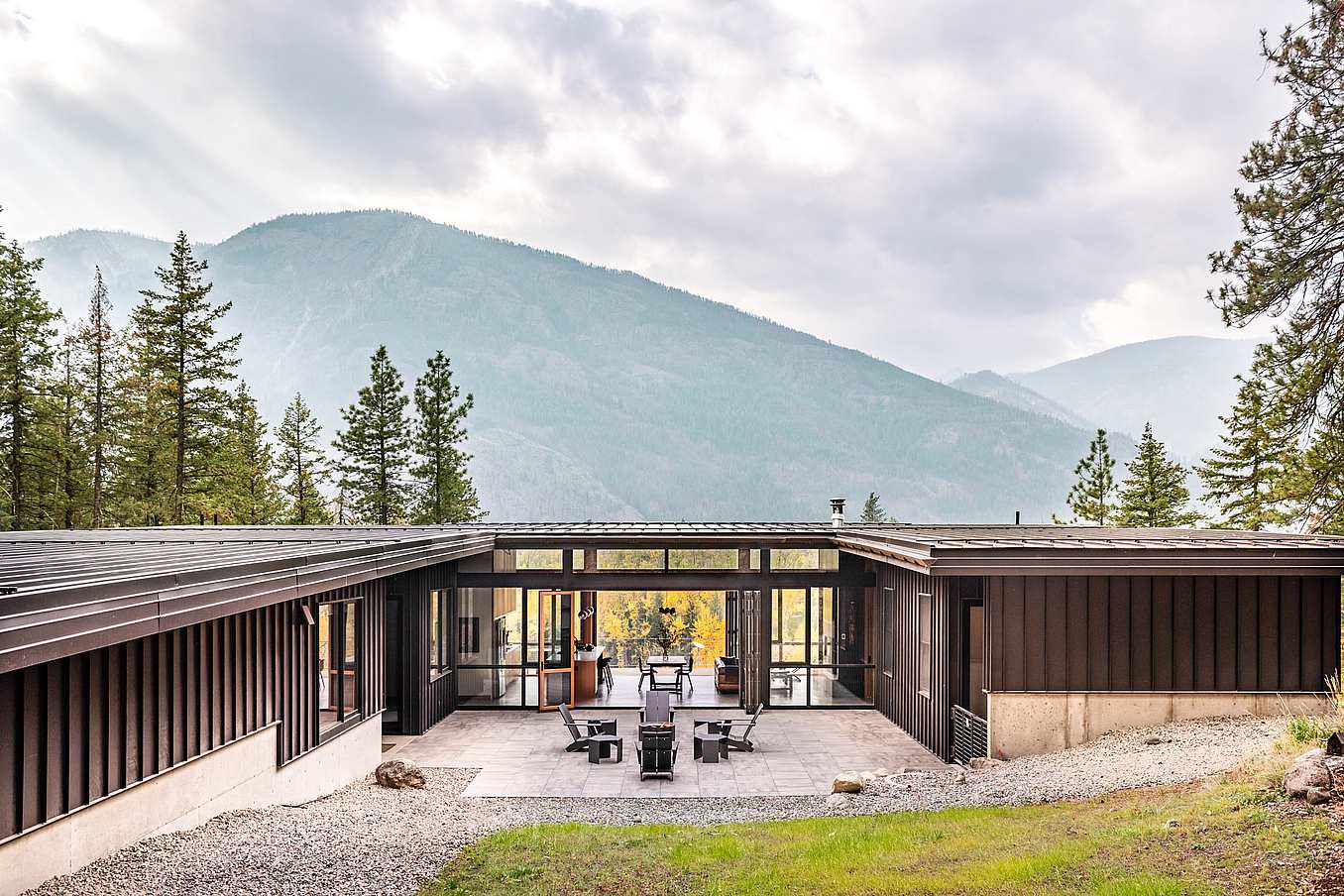 NanaWall clad folding glass walls