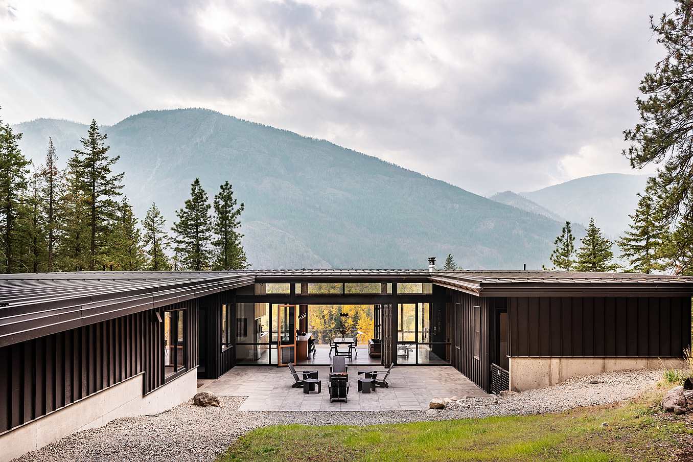 clad retractable glass walls