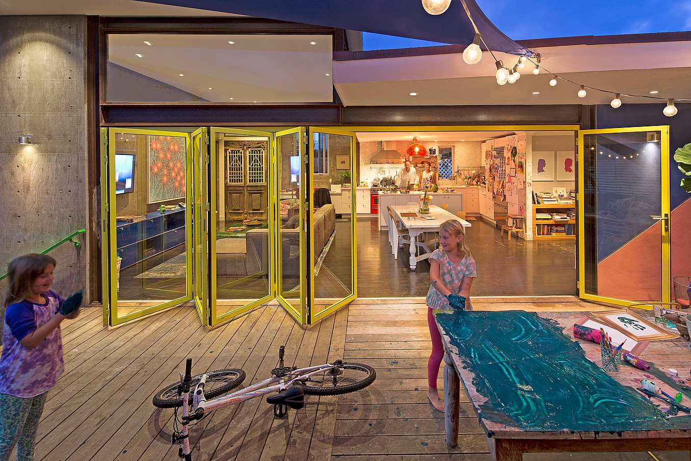 NanaWall folding glass doors
