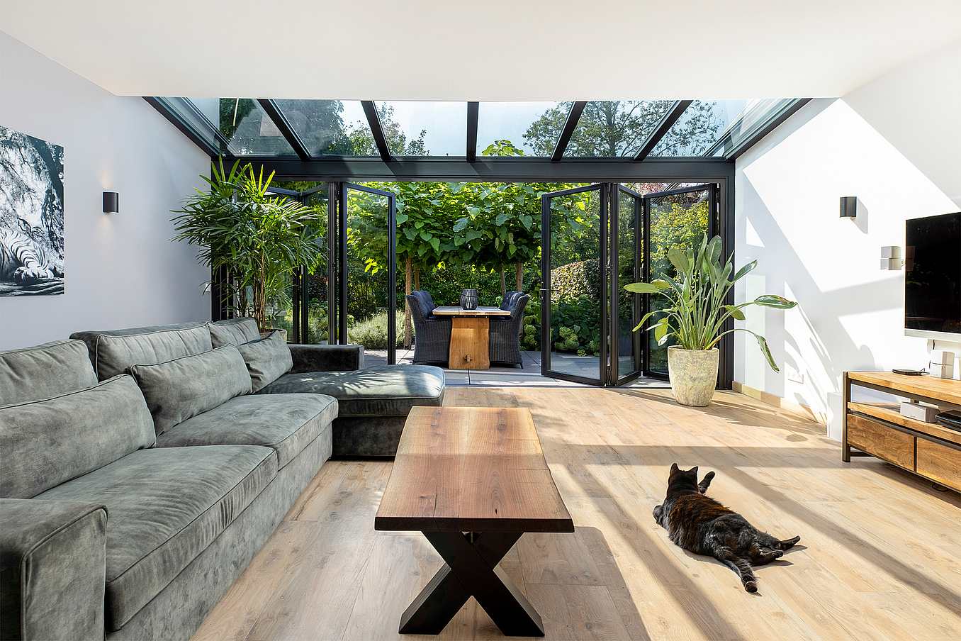 large opening folding walls