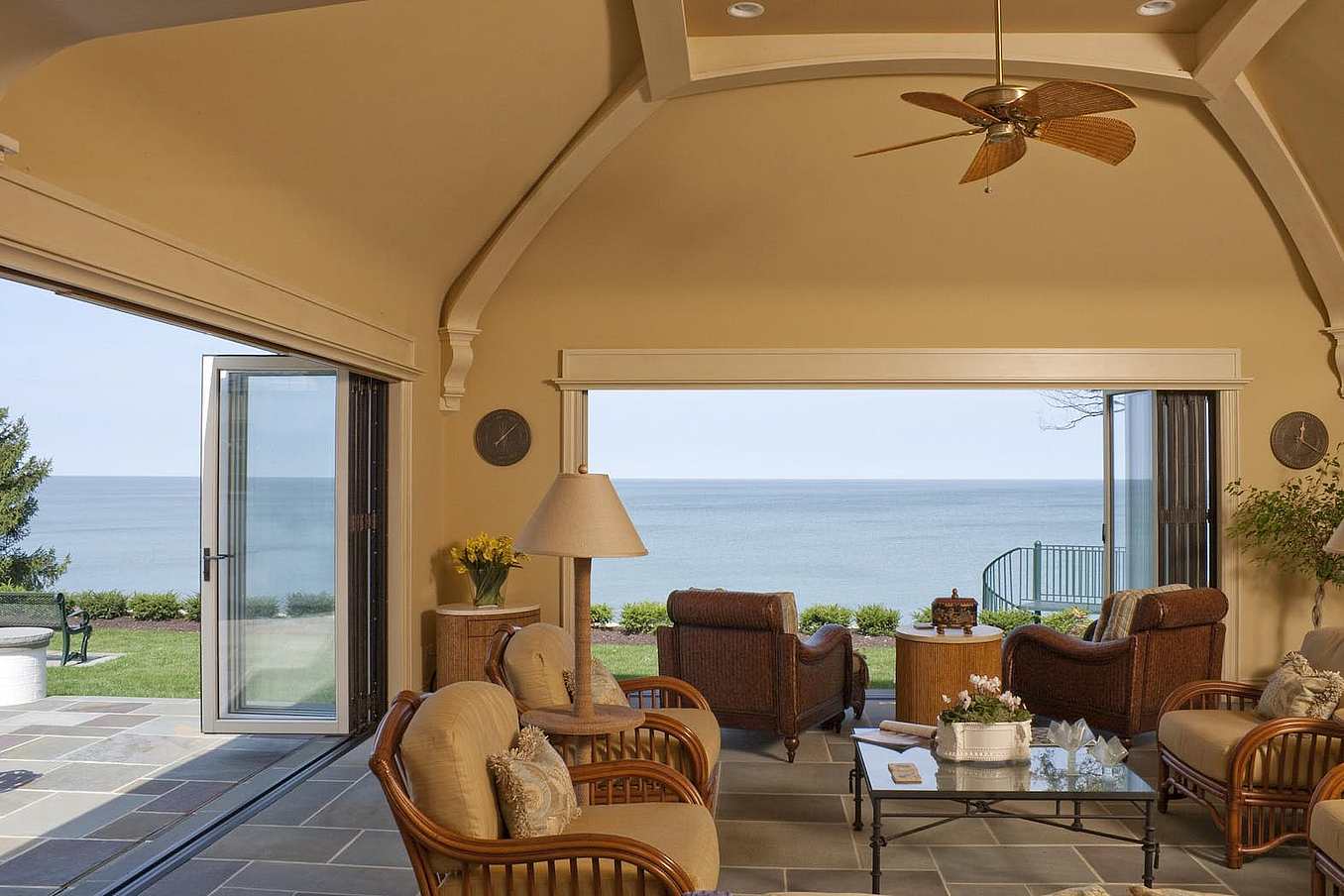 cold weather retractable glass walls