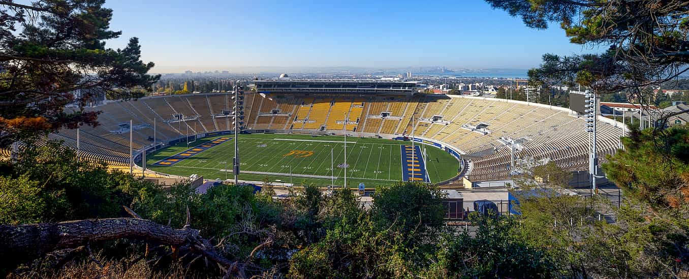 Cal Stadium with stacking glass door