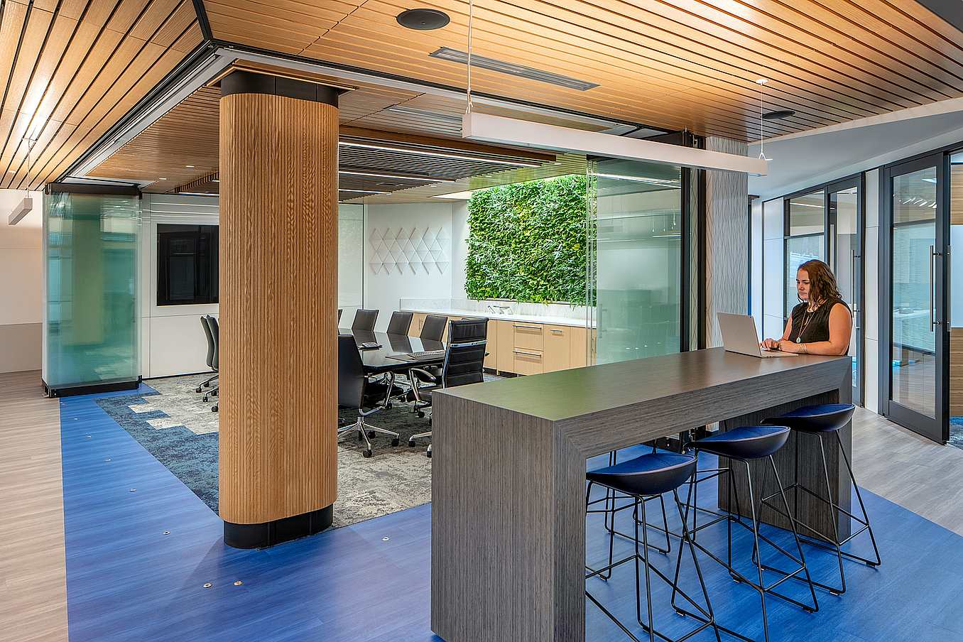 acoustic frameless glass partition
