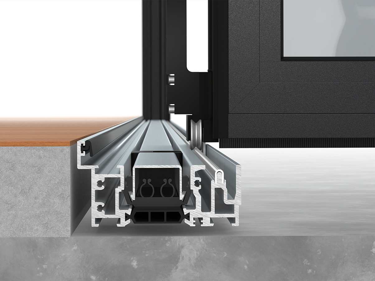 Performance sill for Generation 4 folding glass walls