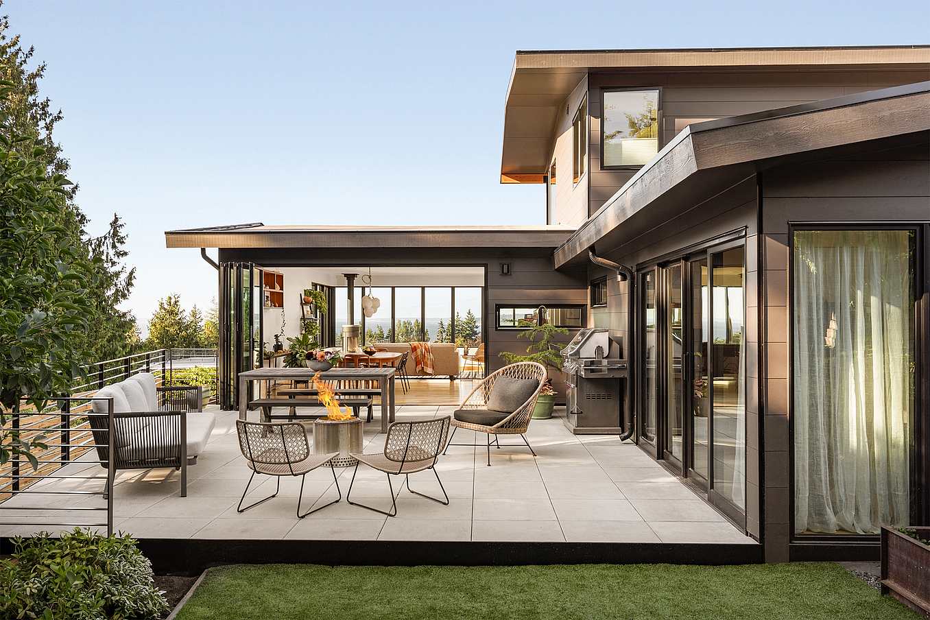folding residential glass walls
