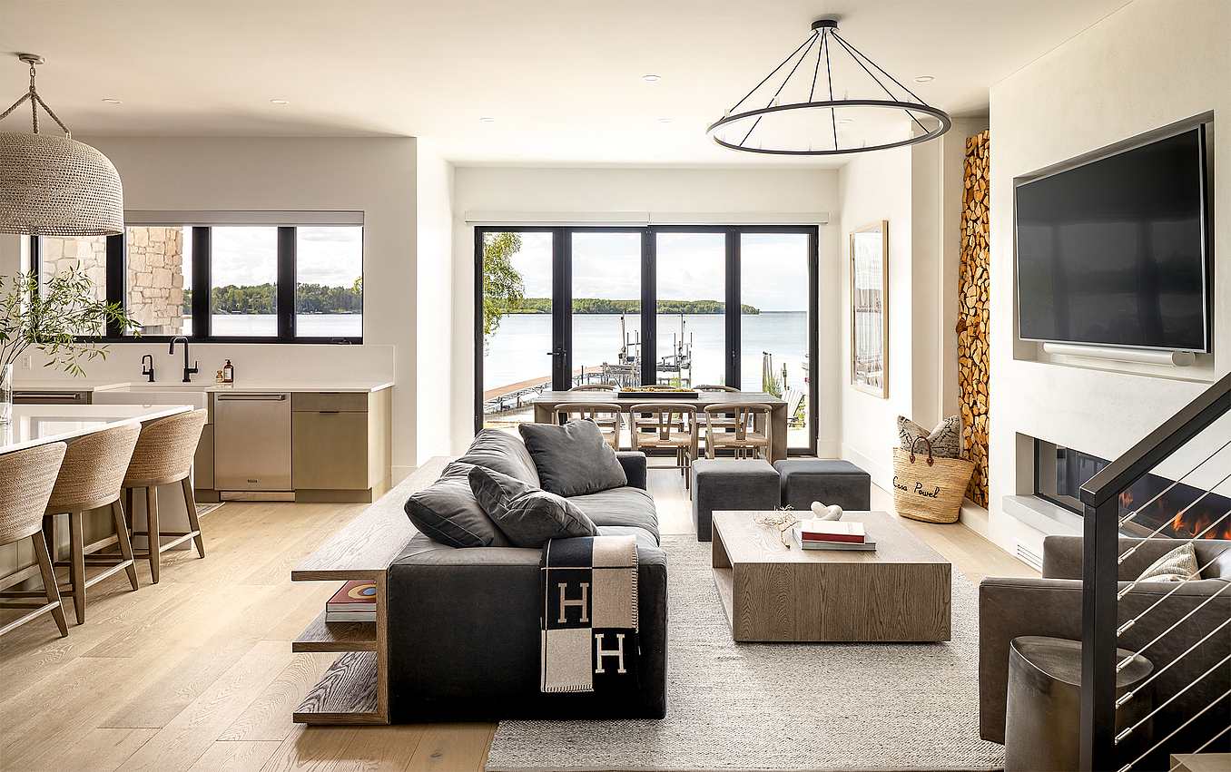 lakefront residential glass wall systems