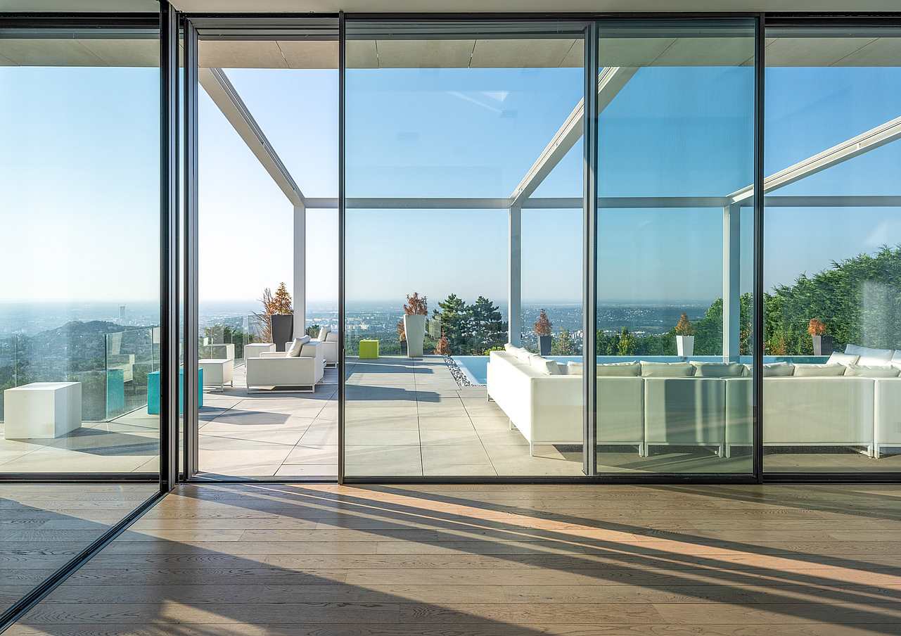 slim sliding glass doors by NanaWall