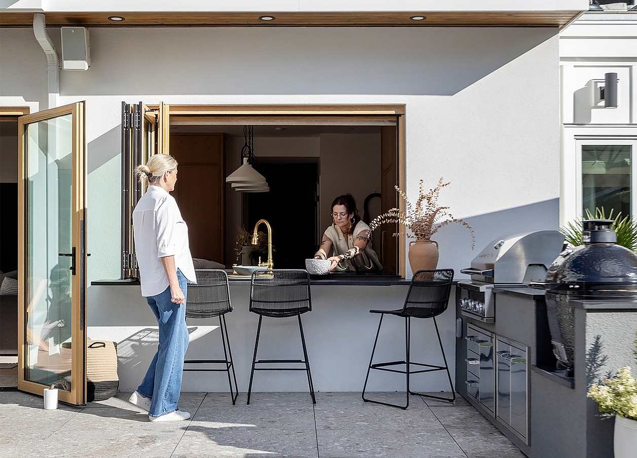 home reno with folding glass windows