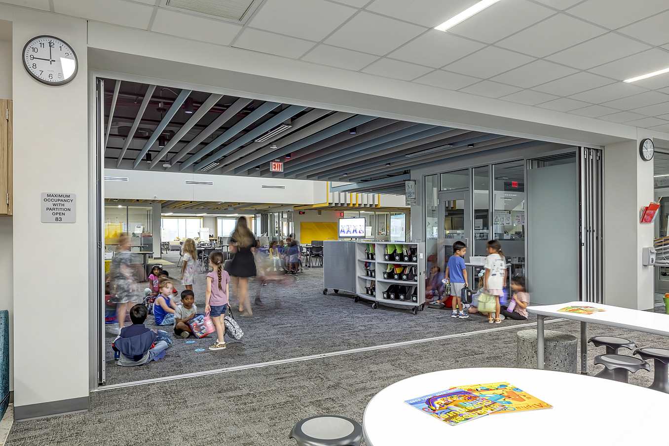 flexible classroom design with NanaWall folding glass doors