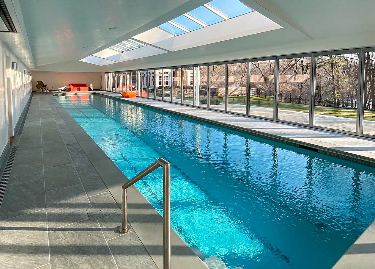 opening glass door systems around pool