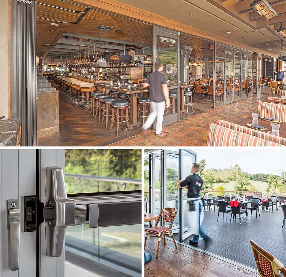 restaurant glass patio doors best for commercial environments