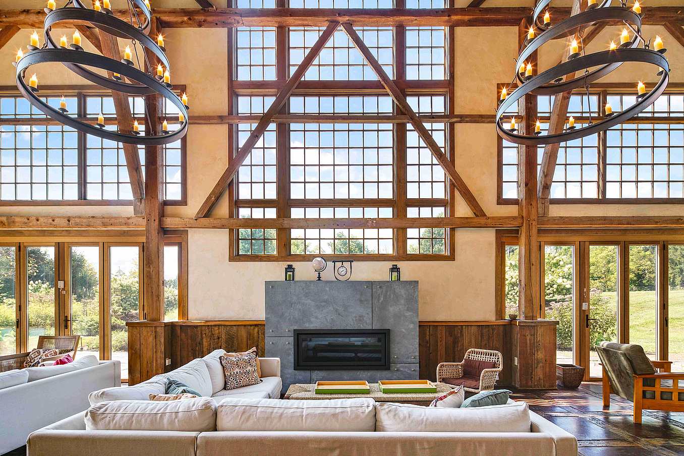 interior-of-renovated-barn-with-opening-glass-walls