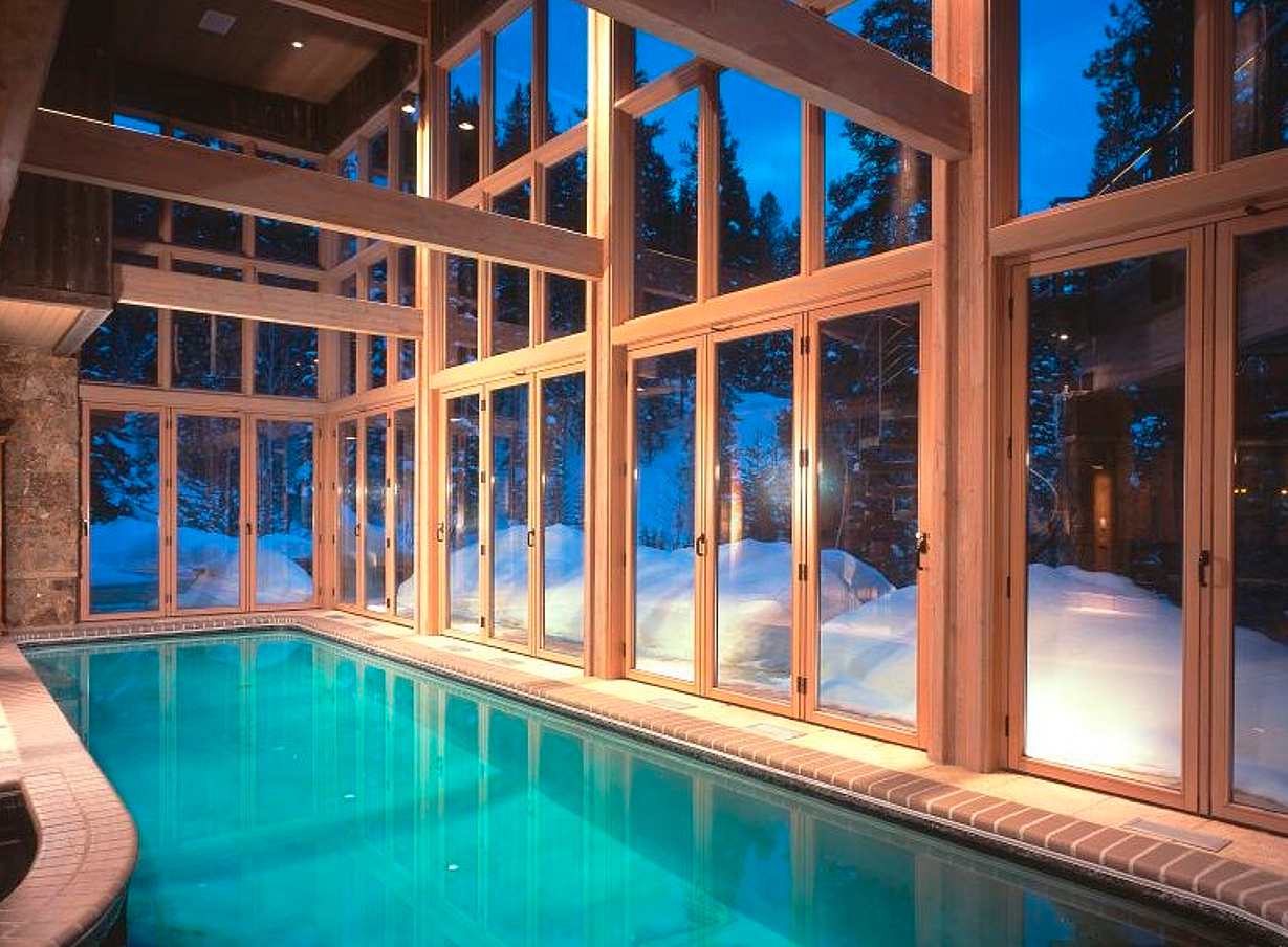 NanaWall wood opening glass wall systems