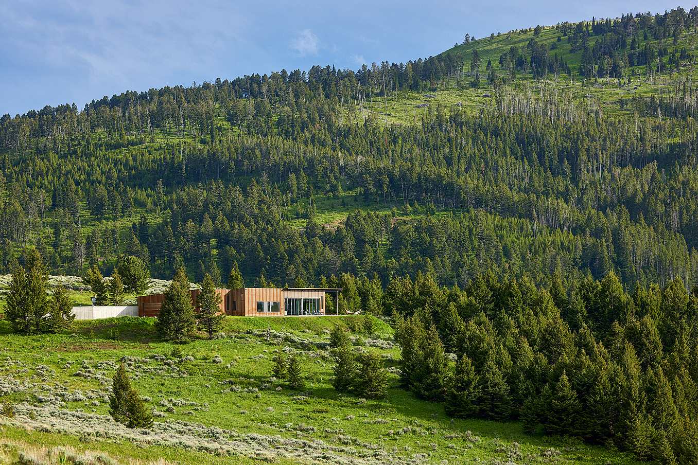 building with resilient home design in Montana