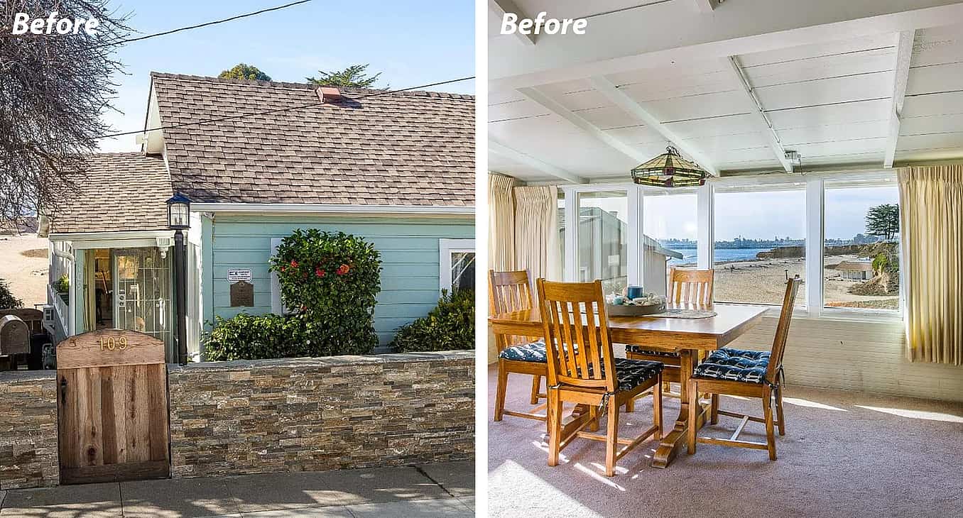 historic Santa Cruz home pre-renovation
