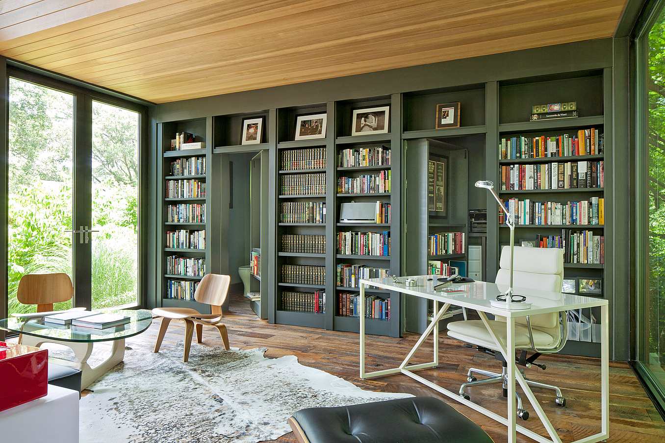 ADU design with hidden spaces