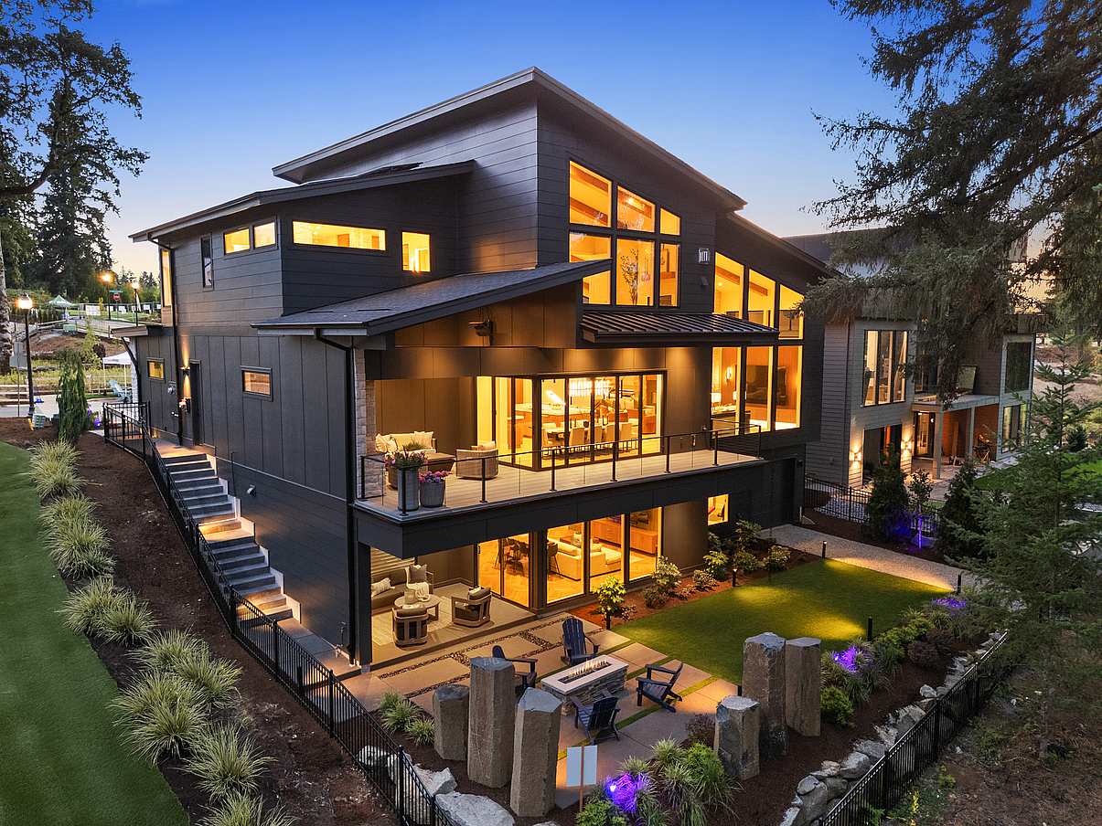 NanaWall folding glass door in Urban Northwest Homes home