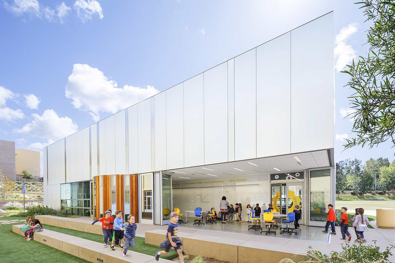 operable glass systems in classrooms