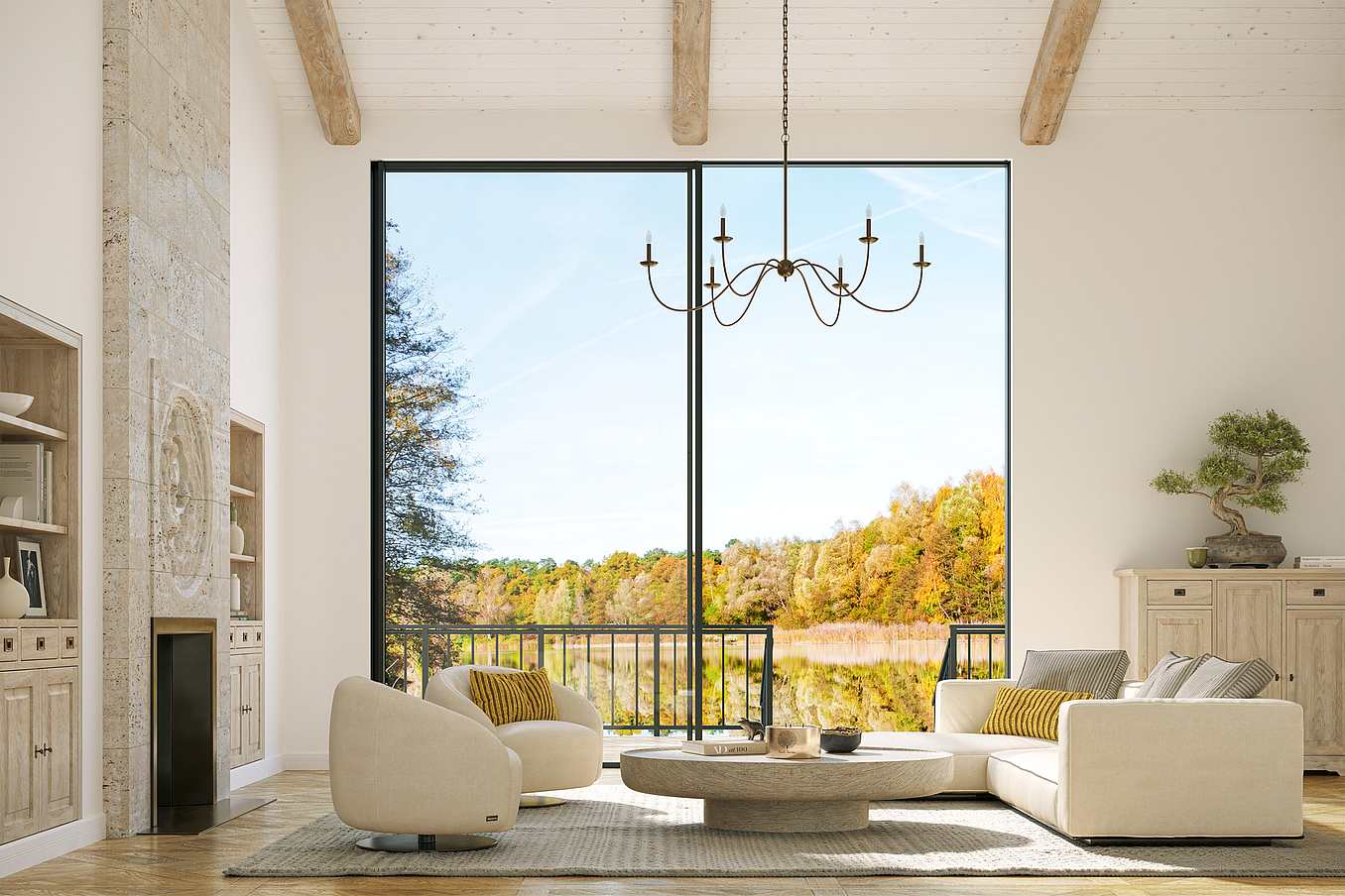 double-height sliding patio doors NanaWall