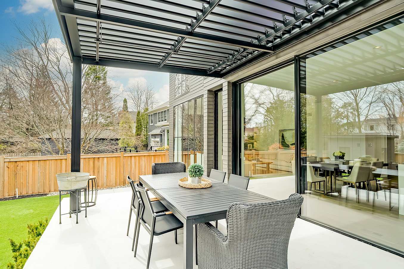 large panel sliding patio door