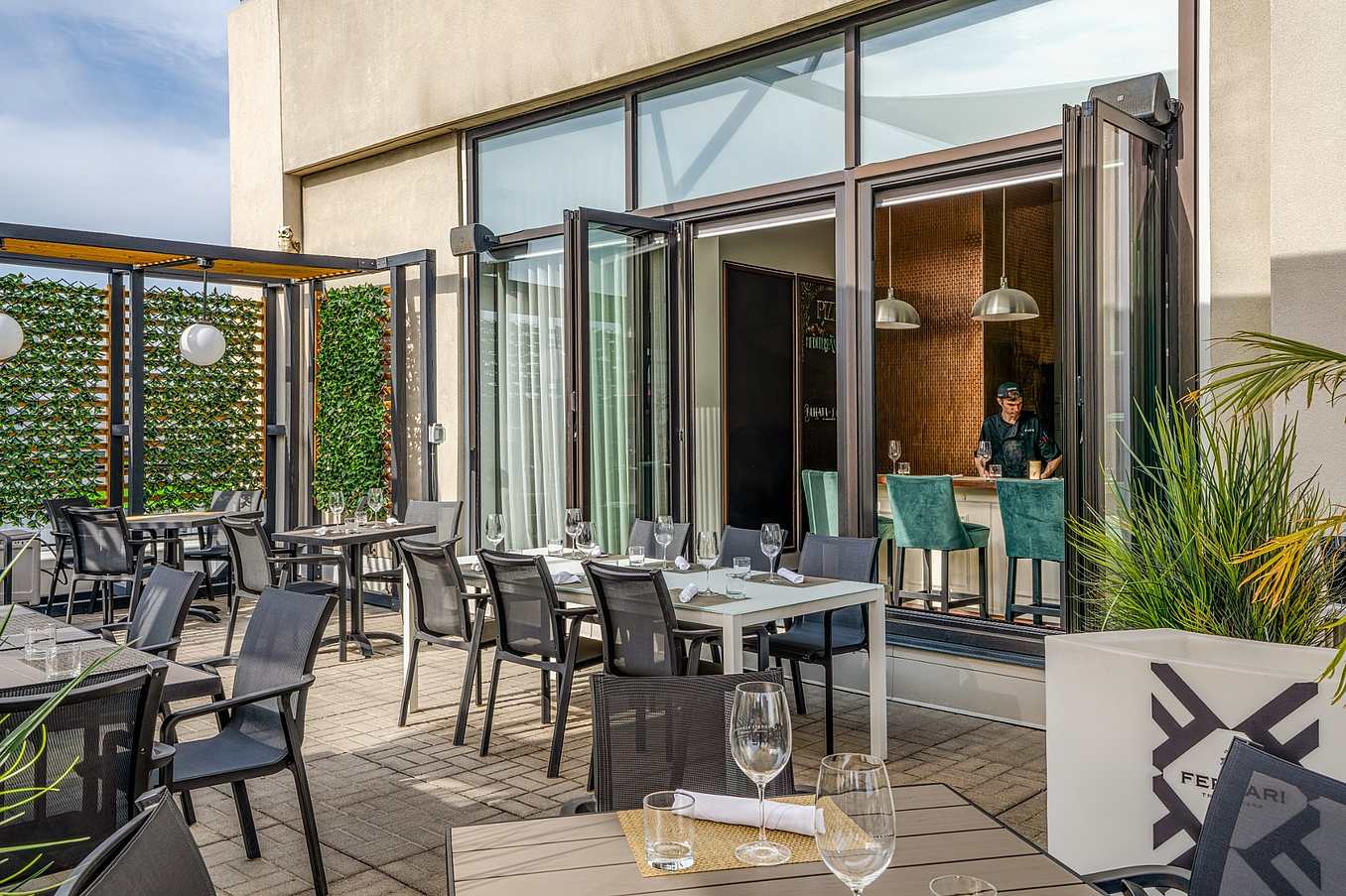operable glass doors and windows