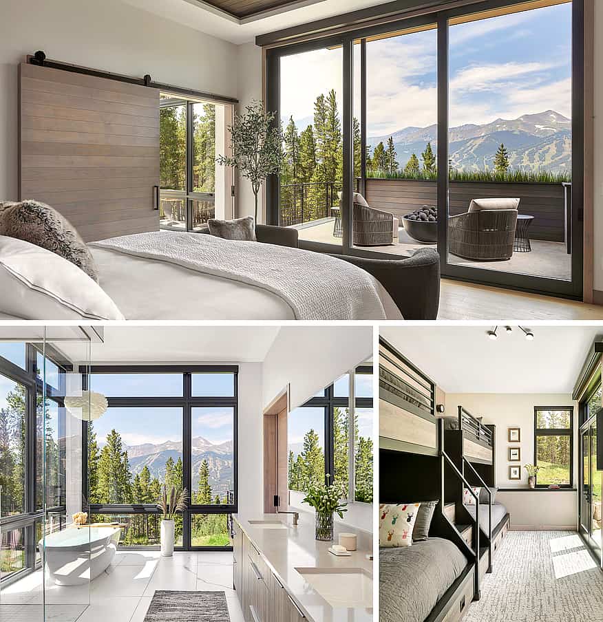 panoramic views in Colorado modern retreat